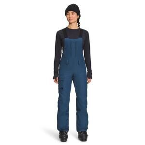 The North Face Women's Freedom Ski Snowboard Bib Shady Blue Medium Regular